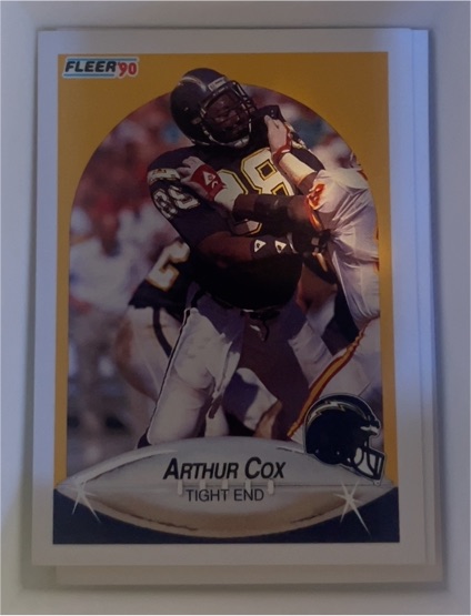 1990 Fleer #307 Arthur Cox — front