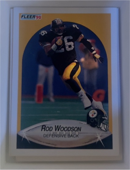 1990 Fleer #152 Rod Woodson Pittsburgh Steelers — front