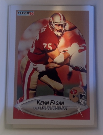 1990 Fleer #6 Kevin Fagan — front