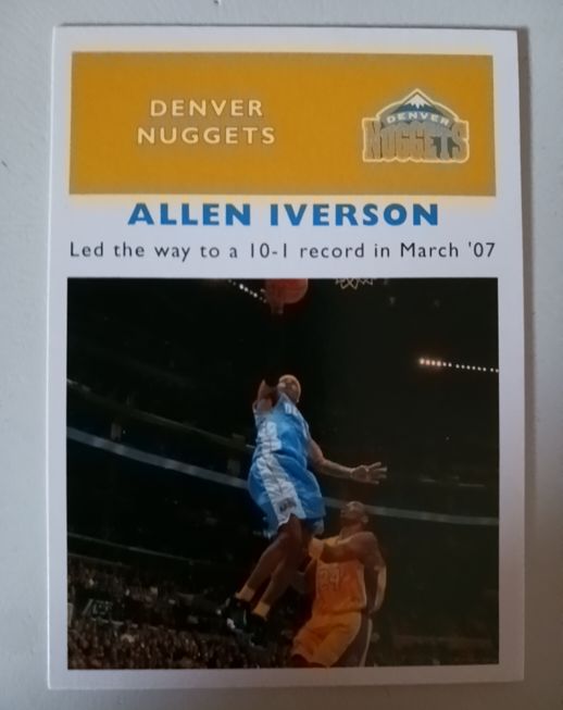 2007-08 Fleer #61R-24 Allen Iverson — front