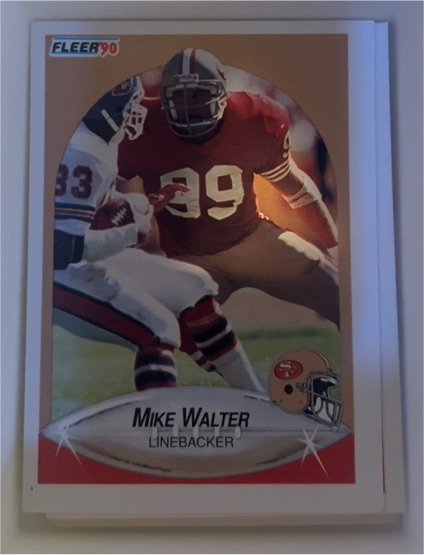 1990 Fleer #16 Mike Walter — front