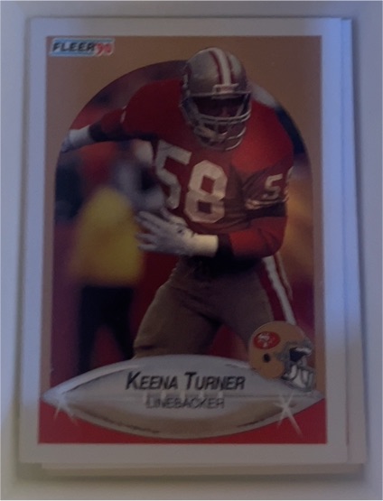 1990 Fleer #15 Keena Turner — front