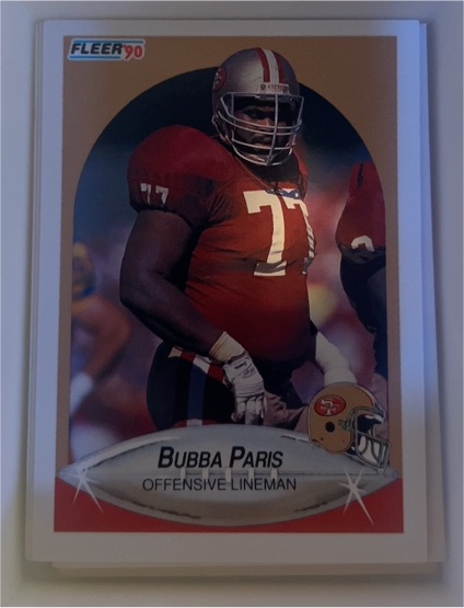 1990 Fleer #11 Bubba Paris — front