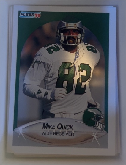 1990 Fleer #88 Mike Quick — front
