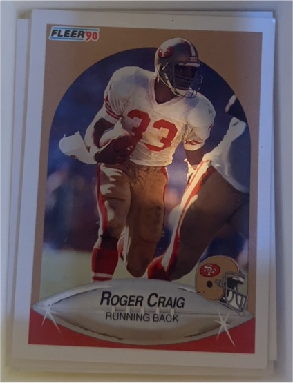 1990 Fleer #5 Roger Craig — front