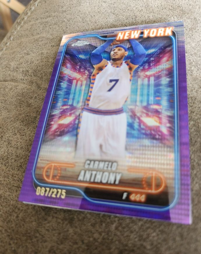 2024-25 Topps Chrome #83 Carmelo Anthony — front