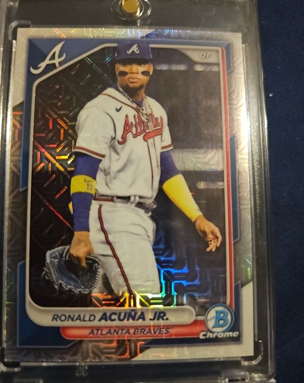 2024 Bowman Chrome #32 Ronald Acuna Jr. — front