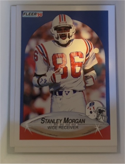 1990 Fleer #323 Stanley Morgan — front