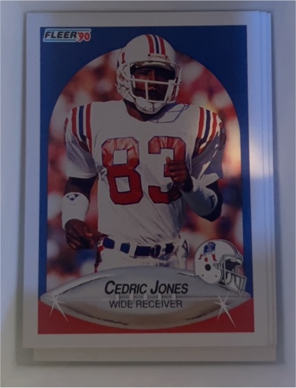 1990 Fleer #321 Cedric Jones — front