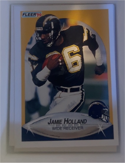 1990 Fleer #309 Jamie Holland — front