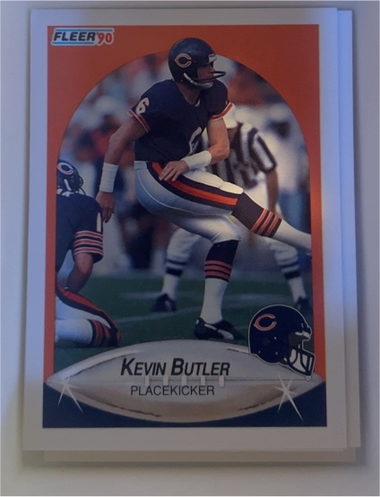 1990 Fleer #289 Kevin Butler — front