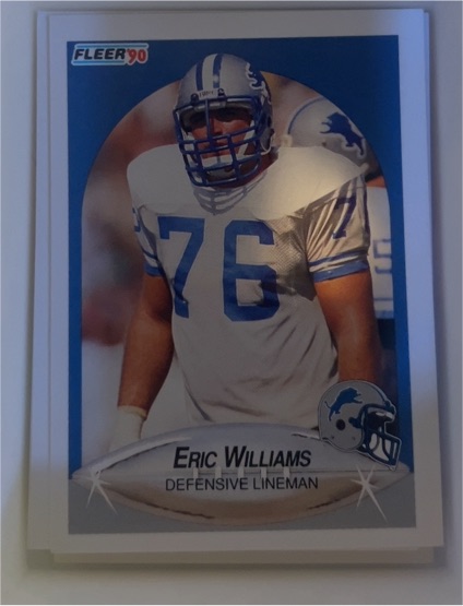 1990 Fleer #287 Eric Williams — front