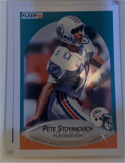 1990 Fleer #248 Pete Stoyanovich — front