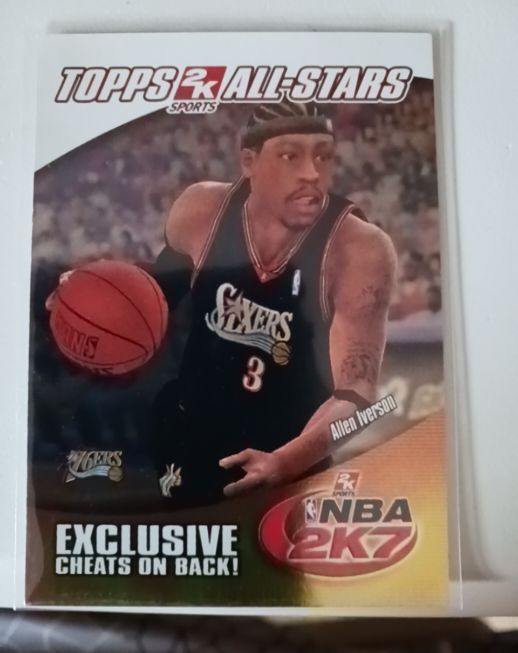 2006-07 Topps 2K7 All-Stars #1 Allen Iverson — front