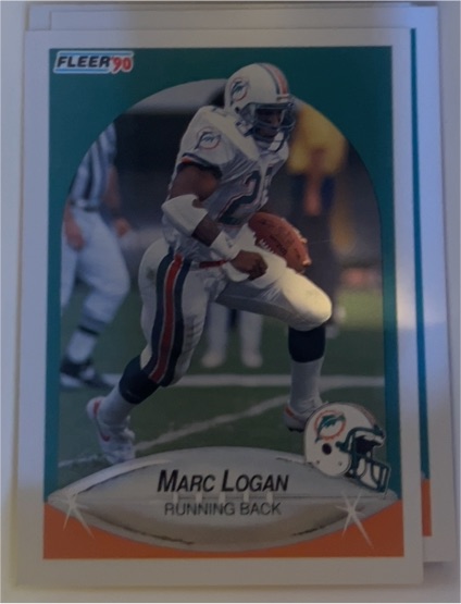 1990 Fleer #243 Marc Logan — front