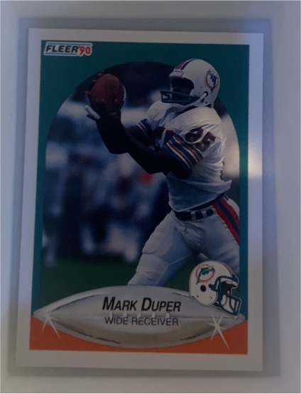 1990 Fleer #239 Mark Duper — front