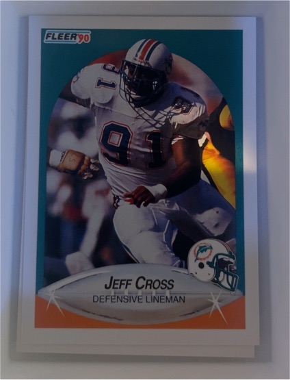 1990 Fleer #237 Jeff Cross — front