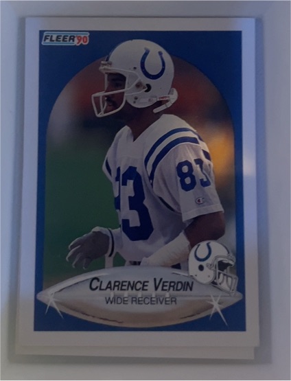1990 Fleer #235 Clarence Verdin — front
