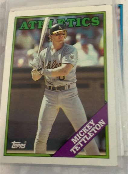 1988 Topps #143 Mickey Tettleton — front