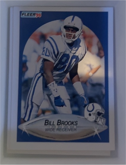 1990 Fleer #229 Bill Brooks — front