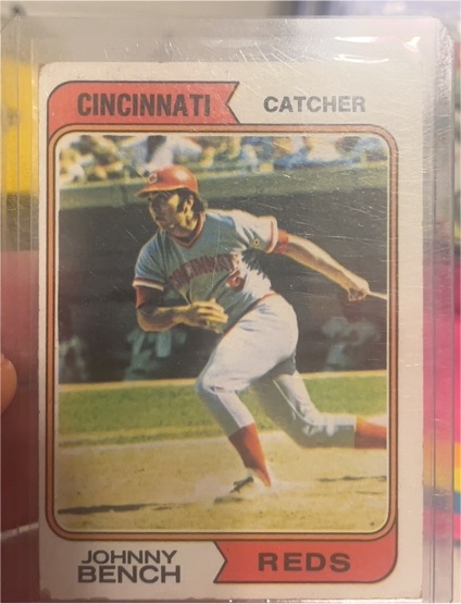 1974 Topps #10 Johnny Bench — front