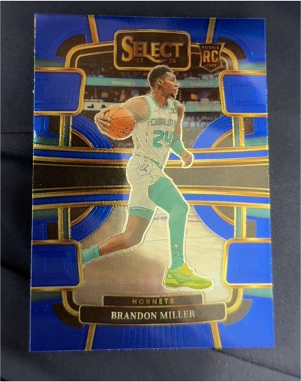 2023-24 Panini Select #80 Brandon Miller — front