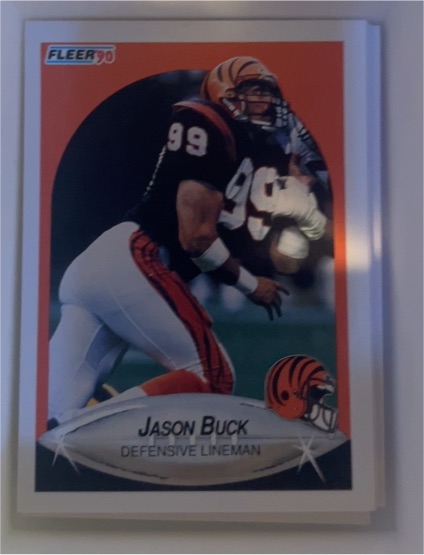 1990 Fleer #212 Jason Buck — front