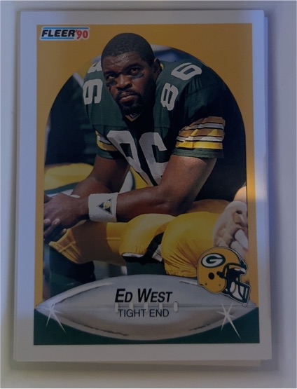 1990 Fleer #181 Ed West — front