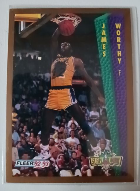 1992-93 Fleer #274 James Worthy — front