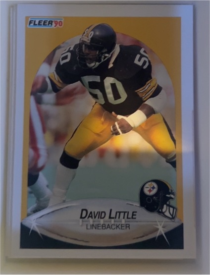 1990 Fleer #146 David Little — front