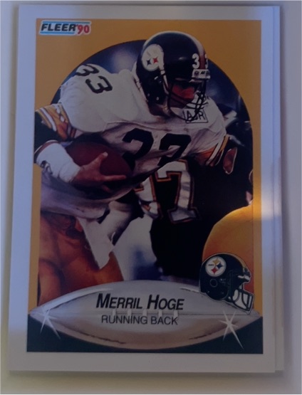 1990 Fleer #143 Merril Hoge — front