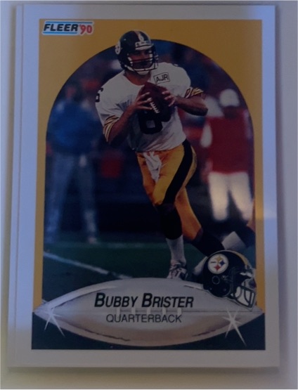 1990 Fleer #140 Bubby Brister — front