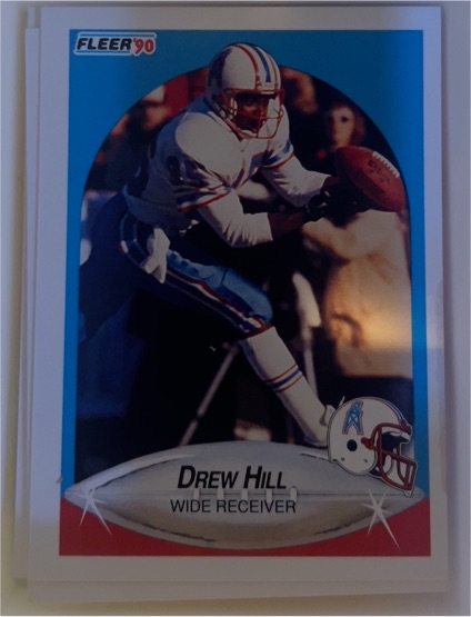 1990 Fleer #130 Drew Hill — front