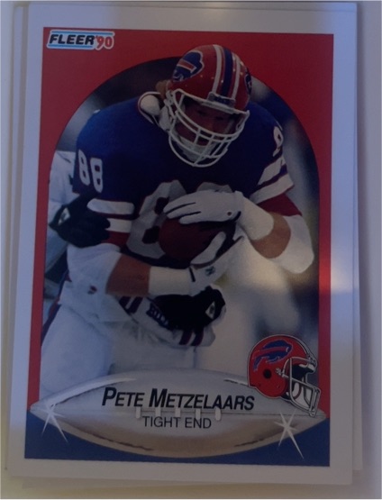 1990 Fleer #117 Pete Metzelaars — front