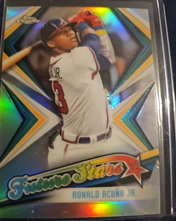 2019 Topps Chrome #FS-20 Ronald Acuña Jr. Future Stars — front