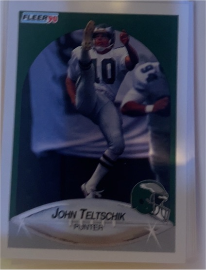 1990 Fleer #91 John Teltschik — front