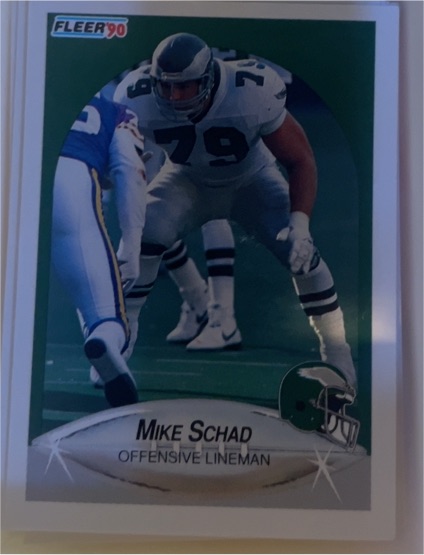 1990 Fleer #89 Mike Schad — front