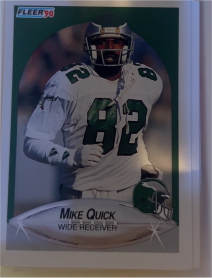 1990 Fleer #88 Mike Quick — front