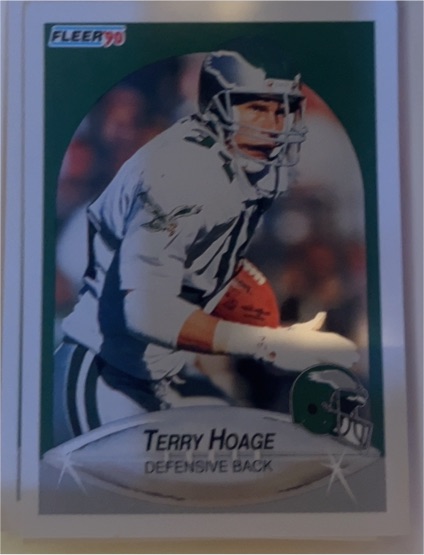1990 Fleer #85 Terry Hoage — front
