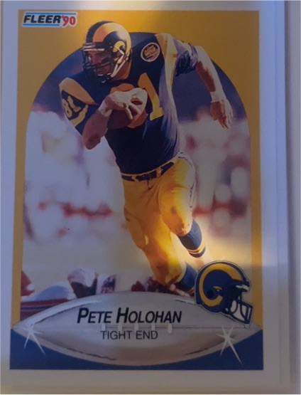 1990 Fleer #39 Pete Holohan — front
