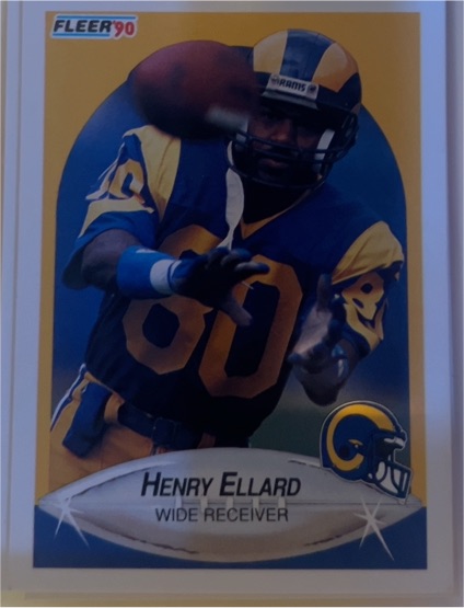 1990 Fleer #35 Henry Ellard — front