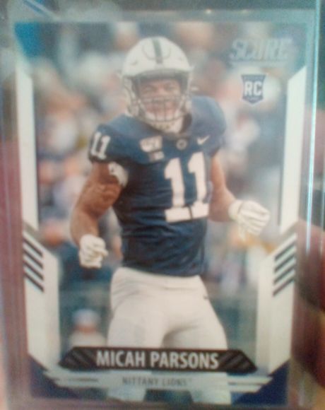 2021 Panini Score #350 Micah Parsons — front
