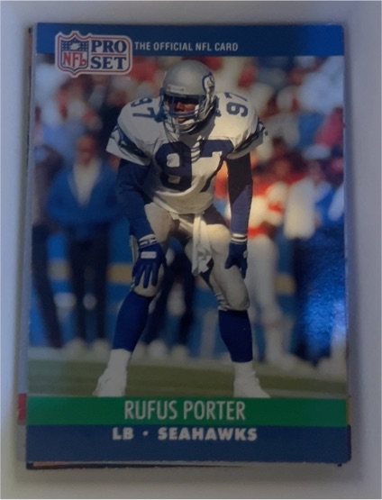 1990 Pro Set #649 Rufus Porter — front