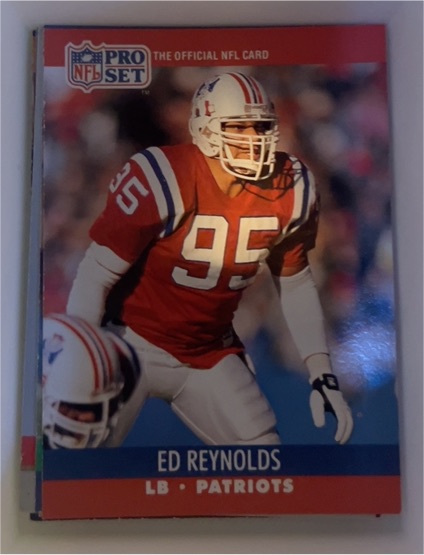 1990 Pro Set #582 Ed Reynolds — front