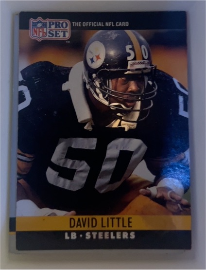 1990 Pro Set #271 David Little — front