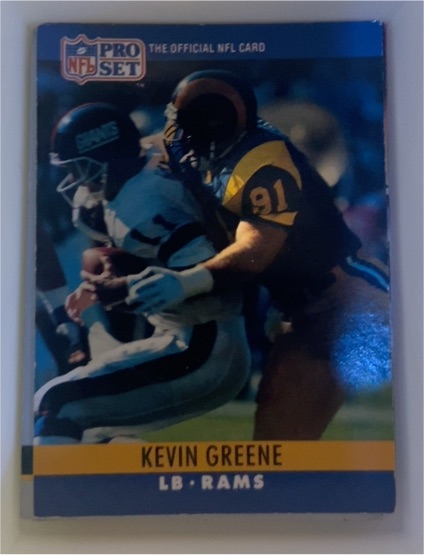 1990 Pro Set #167 Kevin Greene — front