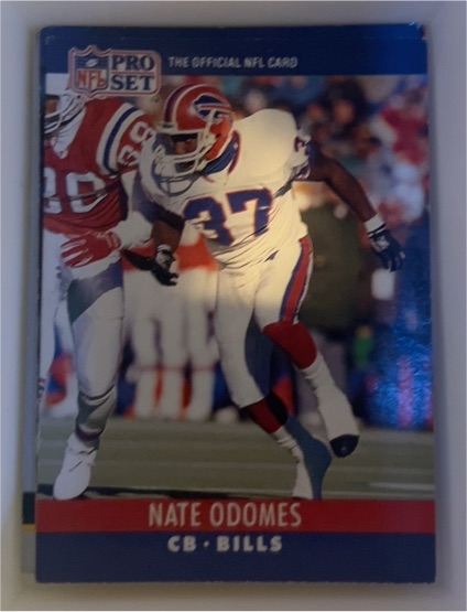1990 Pro Set #43 Nate Odomes — front