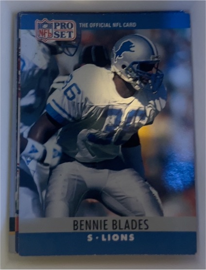 1990 Pro Set #97 Bennie Blades — front