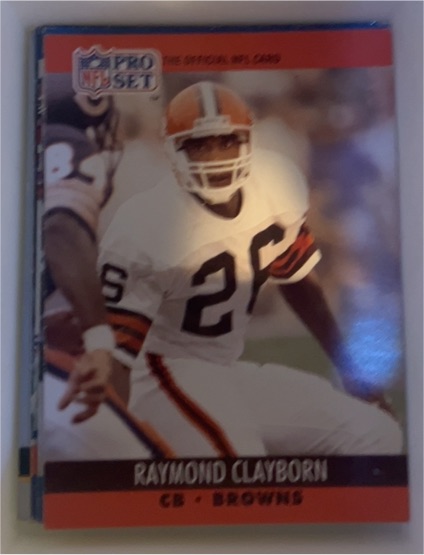 1990 Pro Set #471 Raymond Clayborn — front