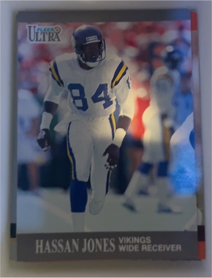 1991 Fleer Ultra #198 Hassan Jones — front